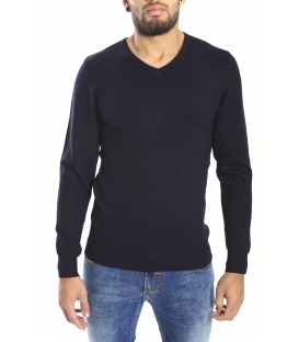 DIKTAT Sweater with v-neck BLUE Art. D77080