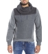 DIKTAT Sweatshirt with wool and pile inside GREY Art. D77221