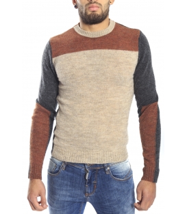 DIKTAT Sweater crew-neck COLORS Art. D77046 made in Italy