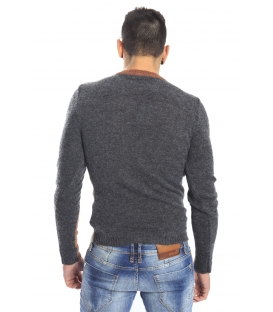 DIKTAT Sweater crew-neck COLORS D77046 made in Italy