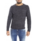 DIKTAT Sweater with pocket FANTASY BLACK D77061 Made in Italy