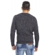 DIKTAT Sweater with pocket FANTASY BLACK Art. D77061 Made in Italy