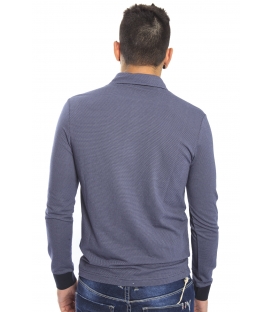 Gaudi Jeans - Camicia / Polo con bottoni FANTASY BLUE 52bu67194