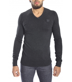 Antony Morato Sweater with V-neck GRIGIO MELANGE MMSW00449