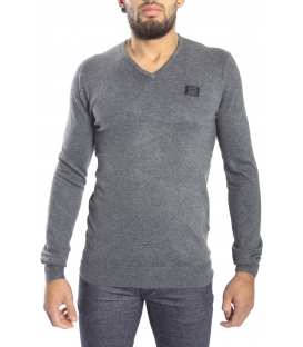 Antony Morato Sweater with V-neck GRIGIO MMSW00449