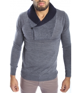 Antony Morato Maglia con dett.collo GRIGIO MELANGE MMSW00501