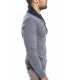 Antony Morato Sweater with neck detail GRIGIO MELANGE MMSW00501