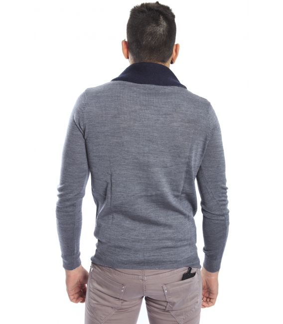 Antony Morato Sweater with neck detail GRIGIO MELANGE MMSW00501