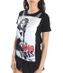 ALMAGORES T-shirt con perline e stampa NERO Art. 541AL61601