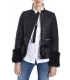 ALMAGORES Quilted short down jacket BLACK Art. 541AL30305