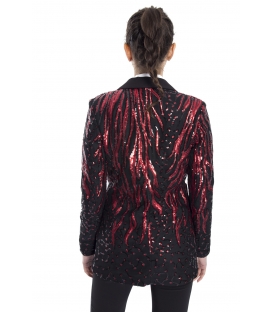 ALMAGORES Jacket sequined blazer BLACK Art. 541AL30314