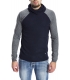 Gaudi Jeans - Jersey bicolor with neck BLUE/GREY 52BU56060