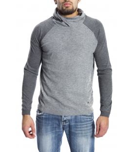 Gaudi Jeans - Jersey bicolor with neck GREY 52BU56060