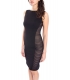DENNY ROSE Dress with side detail BLACK 52DR12006 