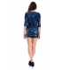 DENNY ROSE Dress with paillettes BLUE 52DR12004