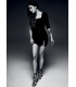 DENNY ROSE Dress with trasparency BLACK 52DR12023