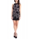 DENNY ROSE Short dress with strass BLACK 52DR12028