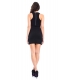 DENNY ROSE Short dress with strass BLACK 52DR12028