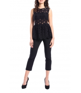 DENNY ROSE Jumpsuit with lace BLACK 52DR22003