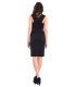 DENNY ROSE Dress with strass BLACK 52DR12014