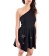 DENNY ROSE Dress with stars BLACK 52DR12017