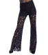 DENNY ROSE Pants with lace BLACK 52DR22000