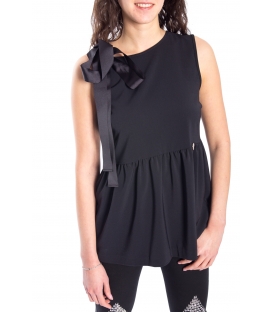 DENNY ROSE Blusa con fiocco NERO 52DR42002