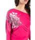 DENNY ROSE Jersey long sleeve with print FUXIA 52DR62009
