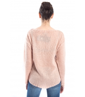 MARYLEY Maglia traforata FANTASY PINK Art. 5IB89E