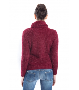 SLIDE OF LIFE Elastic pullover with neck BORDEAUX art. ELA06