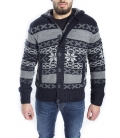 BAKER'S Sweater / Jacket with hood NAVY Art. D5839