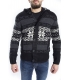 BAKER'S Sweater / Jacket with hood BLACK Art. D5839