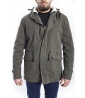 WILFED Parka con cappuccio e zip VERDE G1531