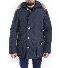 NUOVO GIGLIO Parka con cappuccio e zip BLU G-101