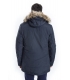 NUOVO GIGLIO Parka con cappuccio e zip BLU G-101