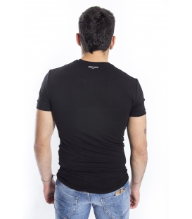 ANTONY MORATO T-shirt MAN with print BLACK MMKS00851
