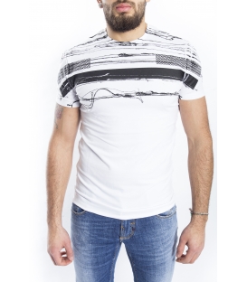 ANTONY MORATO T-shirt UOMO con stampa BIANCO MMKS00780