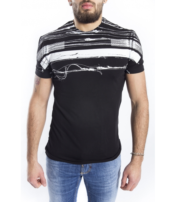 ANTONY MORATO T-shirt MAN with print BLACK MMKS00780