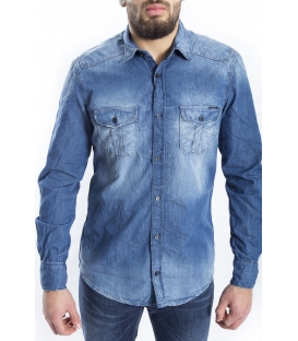 ANTONY MORATO Shirt MAN in jeans DENIM MMSL00147
