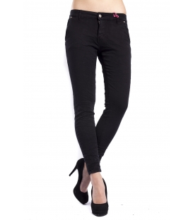 Pants woman cinos baggy BLACK CY551-1