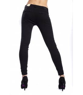 Pants woman cinos baggy BLACK CY551-1