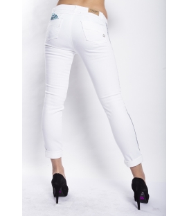 MARYLEY Jeans woman slim fit push-up WHITE Art. B690/T08