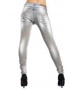 MARYLEY Jeans woman boyfriend baggy GRIGIO LAVATO Art. B63M/G52