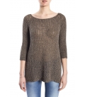 SUSY MIX Sweater long sleeve BROWN/GREENart. 53203