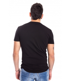 ANTONY MORATO T-shirt UOMO con logo NERO MMKS00739