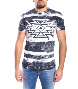 ANTONY MORATO T-shirt UOMO con stampa BIANCO E NERO MMKS00822