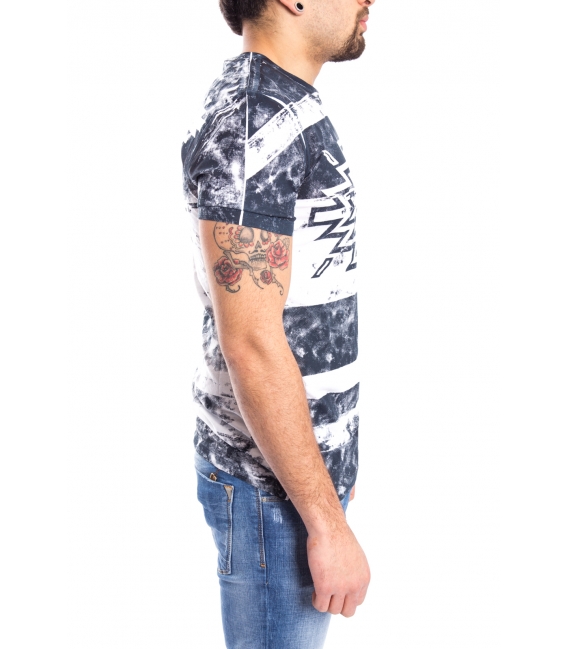 ANTONY MORATO T-shirt UOMO con stampa BIANCO E NERO MMKS00822