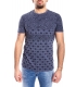 ANTONY MORATO T-shirt UOMO con stampa INDIGO MMKS00834