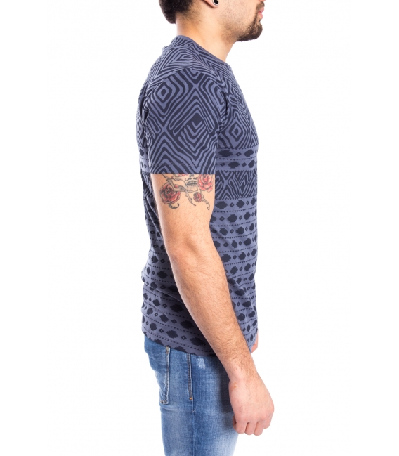 ANTONY MORATO T-shirt MAN with print INDIGO MMKS00834