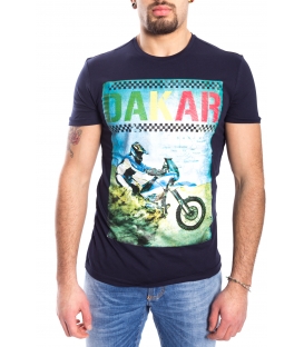 ANTONY MORATO T-shirt MAN with print BLU MARINE MMSW00792